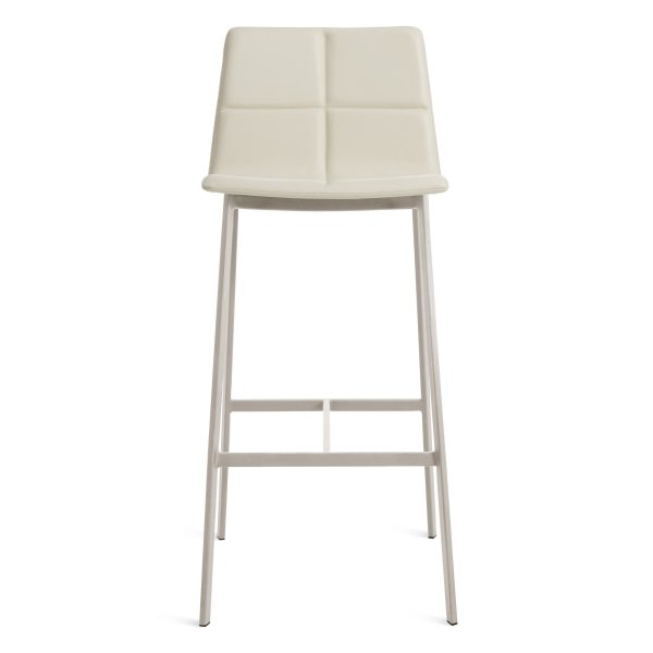 BluDot Between Us Leather Barstool